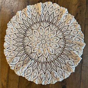 Antique Handmade Crochet Doily